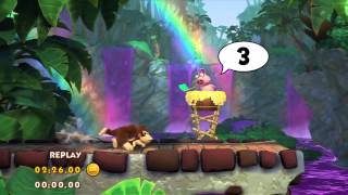 Donkey Kong Country Tropical Freeze  All Shiny Gold Medals [upl. by Downey]