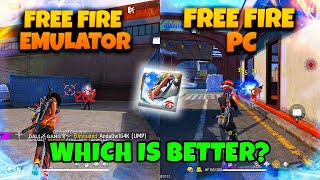 Free Fire PC VS Free Fire Emulator  Which one gives you better gameplay [upl. by Aitetel]