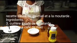 Recette de sauce au miel et a la moutarde [upl. by Intihw823]