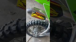 Klx 110 power core 4 rev limiter [upl. by Jo-Anne852]