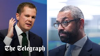 In full James Cleverly and Robert Jenrick faced leadership QampA with Tory members [upl. by Omarr647]