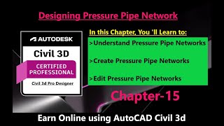 Introduction  Designing Pressure Pipe Networks in AutoCAD Civil 3d  Civil 3d Complete Course [upl. by Llertnac]