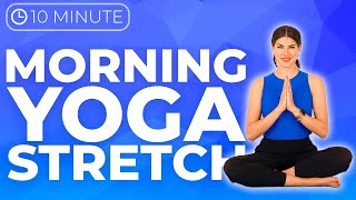 10 minute Morning Yoga Stretch  Minimal Cues Yoga [upl. by Shult250]