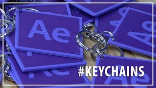 Make Your Own Custom Keychains 3D Printing  After Effects Fusion 360 Prusa Matterhackers [upl. by Marcell]