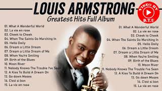 The Very Best Of Louis Armstrong HQ  Louis Armstrong Greatest Hits Full Album 2021  Jazz Songs [upl. by Nnoryt]