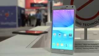 Samsung Galaxy Note 4  CTIA 2014 [upl. by Trygve]