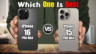 APPLE IPHONE 16 PRO MAX vs APPLE IPHONE 15 PRO MAX [upl. by Barbuto]