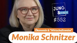 Ökonomin amp quotWirtschaftsweisequot Monika Schnitzer  Jung amp Naiv Folge 552 [upl. by Itoc]