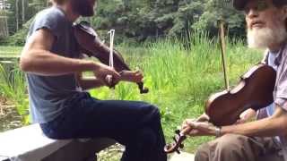 quotBlue River Trainquot – Jon Bekoff and Nate Paine – Twin fiddles and flatfooting [upl. by Ater829]