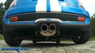 Inoxcar exhaust system for Mini Cooper S R56 16 175cv sound with valve [upl. by Moshell]