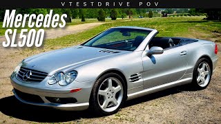 2003 Mercedes SL500 AMG pack  Sunny POV Drive [upl. by Acina]