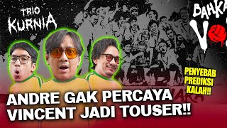 PREDIKSI DI HATI WALAU GAK JUARA VOLI ANDRE GAK PERCAYA VINCENT JADI TOUSER  TRIO KURNIA EPS 64 [upl. by Etessil]