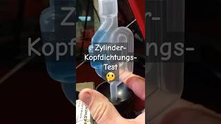 Eine defekte Zylinderkopfdichtung am Kühlwasser erkennen 😪 automobile technology lifehacks [upl. by Denten982]