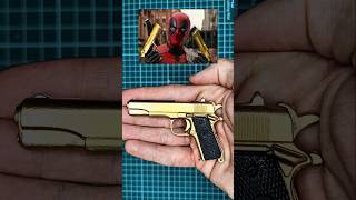 Custom Mini Pistola Dorada Deadpool 3 [upl. by Dudden]