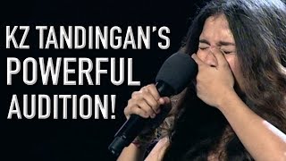 KZ Tandingan WOWS The Crowd With Her First X Factor Audition  X Factor Global [upl. by Kam853]