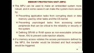 Cortex M4 Memory Protection Unit MPU for ensuring Chip Level Security for Accessing Memory [upl. by Joaquin]