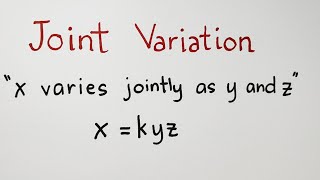 Joint Variation  Equation and Constant of Variation  Grade 9 Math Second Quarter [upl. by Brockwell]