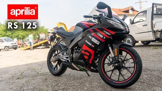 Aprilia RS 125 2023 CloseUp Look  Detailed Walkaround [upl. by Yarod265]