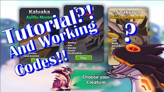 New Tutorial And Working Codes For Creatures of Sonaria Recode [upl. by Atterahs290]