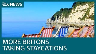 Staycations more popular with Brits than ever  ITV News [upl. by Ecilayram257]