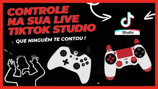 Como colocar CONTROLE nos seus VÍDEOS e LIVES no TikTok Studio  SEM DELAY 2024 [upl. by Eidnew]