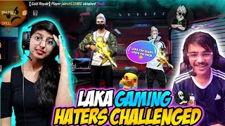 Laka Gaming Haters Challenged Live😡  laka gaming fan vs haters LakaGamingz [upl. by Neersan]