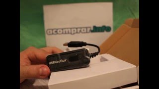 Unboxing US Robotics USB DialUp Softmodem USR5639 amazoncom [upl. by Aissat]