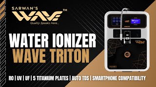 Triton Ionizer with Inbuilt Water Purifier Smartphone Compatibility and Auto TDS [upl. by Temirf]