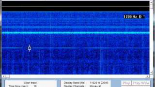 ELF VLF recording with passive Frame Antenna and Freeware with MIC input good for HAARP [upl. by Annaert466]