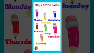 weekdays name in English weekdays song for kids Staylittle channel [upl. by Rossy]