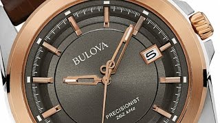 Bulova Precisionist Mens 98B267 Stainless Steel Dress Watch [upl. by Nnylrefinnej862]