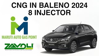 CNG in Maruti Suzuki Baleno 8 INJECTOR  Zavoli Bora s64 Dualjet Kit  Maruti Auto Gas Point [upl. by Esekram]