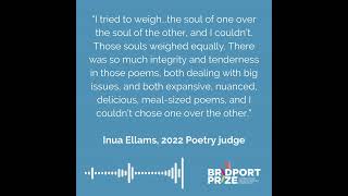 Inua Ellams on why he struggled to pick just one Poetry Award winner [upl. by Mylan]