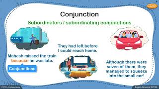 Grade 6 English  Conjunctions [upl. by Ilahtan844]