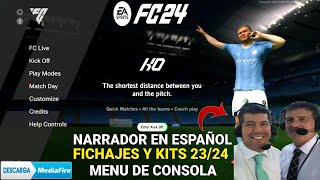 IMPRESIONANTE FIFA 16 MOD FC 24 CON NARRADOR EN ESPAÑOL MENU Y CAMARA PS5 GRAFICOS HD ANDROID [upl. by Varian]