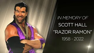 WWE says goodbye to the bad guy with a touching tribute to Scott Hall [upl. by Leoy575]