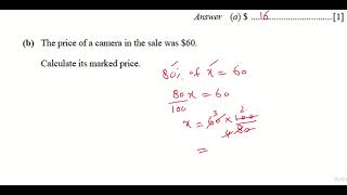 Lesson 7 Maths 4024 O Level Ratio Significant figuresEstimationPercentages Q 2324252627 [upl. by Hanway45]