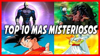 Los 10 Personajes mas 🐉 MISTERIOSOS de Dragon BALL que NADIE Conoce 🔴 [upl. by Daniella]