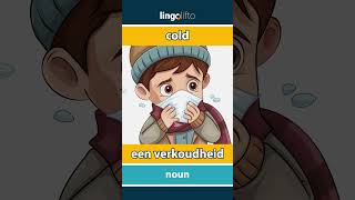 🇬🇧🇳🇱 cold  een verkoudheid  vocabulary builder  learn English  laten we Engels leren [upl. by Donovan]