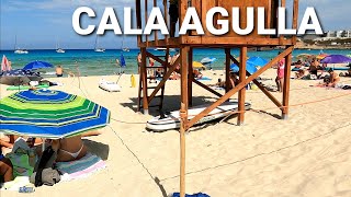 🌍 CALA AGULLA 🏖 MALLORCA island Spain 🇪🇦 4k Beach walk [upl. by Orlosky]