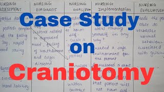 Case study on Craniotomy  Medical surgical nursing pediatrics  bsc nursing GNM nursingsecrets [upl. by Aleen]