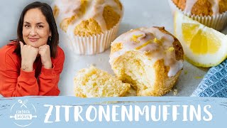 Zitronenmuffins super saftig🧁🍋 – Mit viel Zitronensaft Einfach gut 😋🙌🏻 I Einfach Backen [upl. by Nailliw373]