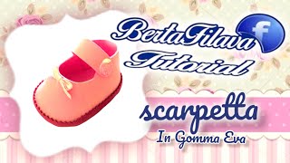 tutorial come creare scarpina bimba [upl. by Ahmed225]