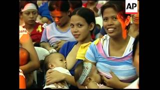 Mothers claim record for simultaneous breastfeeding [upl. by Ianteen]