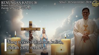 RENUNGAN KATOLIK Senin 30 September 2024 SilentiumChannel [upl. by Mir461]