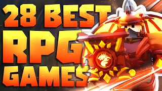 Top 28 Roblox RPG Games to play Roblox Roleplay Games [upl. by Theurich248]