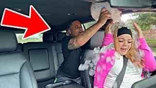 DUMPING BAGS OF ICE 🧊 ON MY GIRLFRIEND HILARIOUS [upl. by Nosilla]