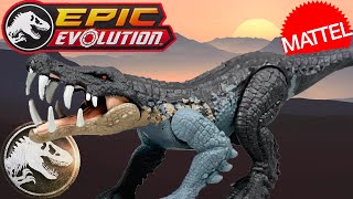 Mattel Epic Evolution Kaprosuchus Review Jurassic World Strike Attack [upl. by Keldon]