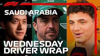 The Drivers Look Forward To Exciting Weekend In Jeddah  2024 Saudi Arabian Grand Prix [upl. by Lynsey]