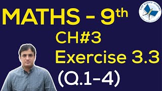 9th Class Maths solutions ch 3 Exercise 33 Q 14  FAST MATHEMATICS TUTORIALS [upl. by Alicirp341]